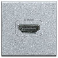 Розетка HDMI AXOLUTE, алюминий |  код. HC4284 |  Bticino